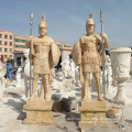outdoor garden decoration stone carving life size roman statues sale